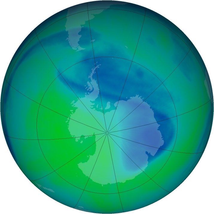 Ozone Map 2006-12-10
